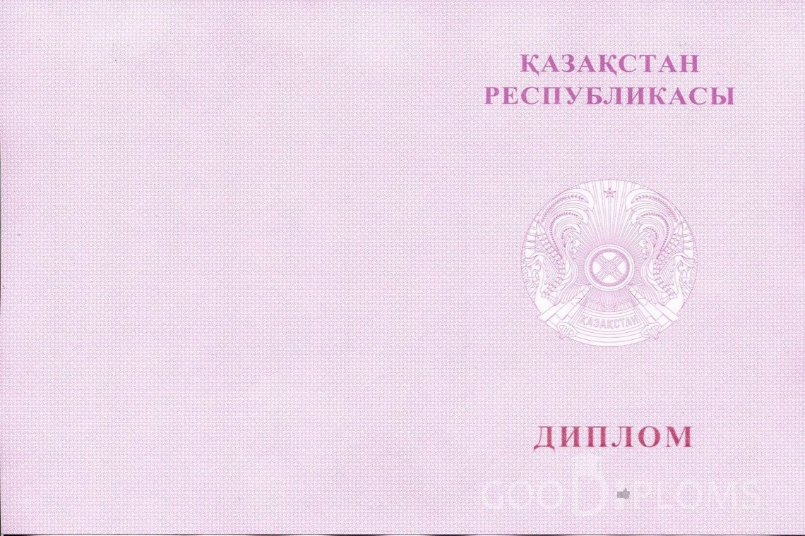 Казахский диплом о высшем образовании с отличием - Обратная сторона- Уфу